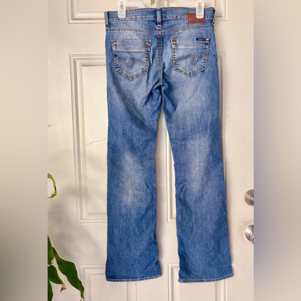 Mavi Zoe women’s Bootcut Jeans Medium Blue Denim Low Rise Size 27 - Picture 5 of 12